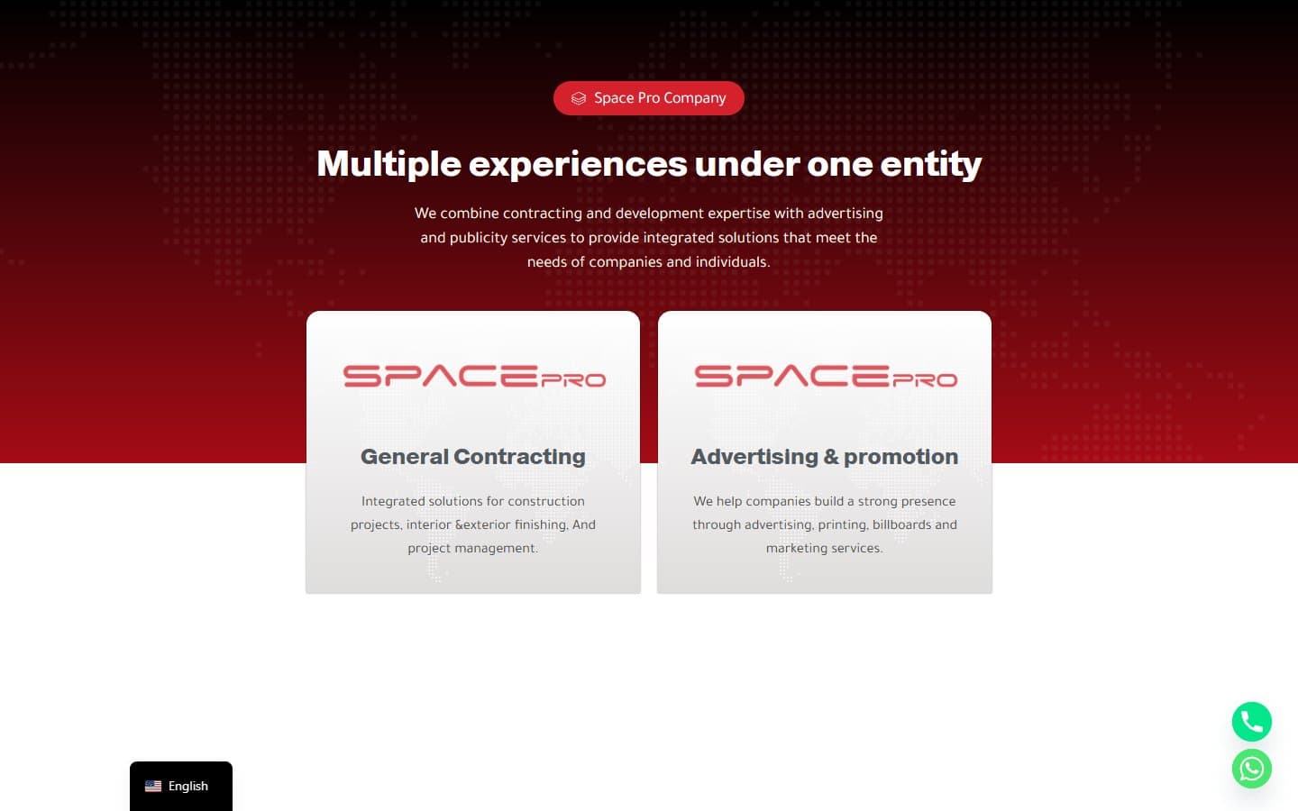 Space Pro — Homepage